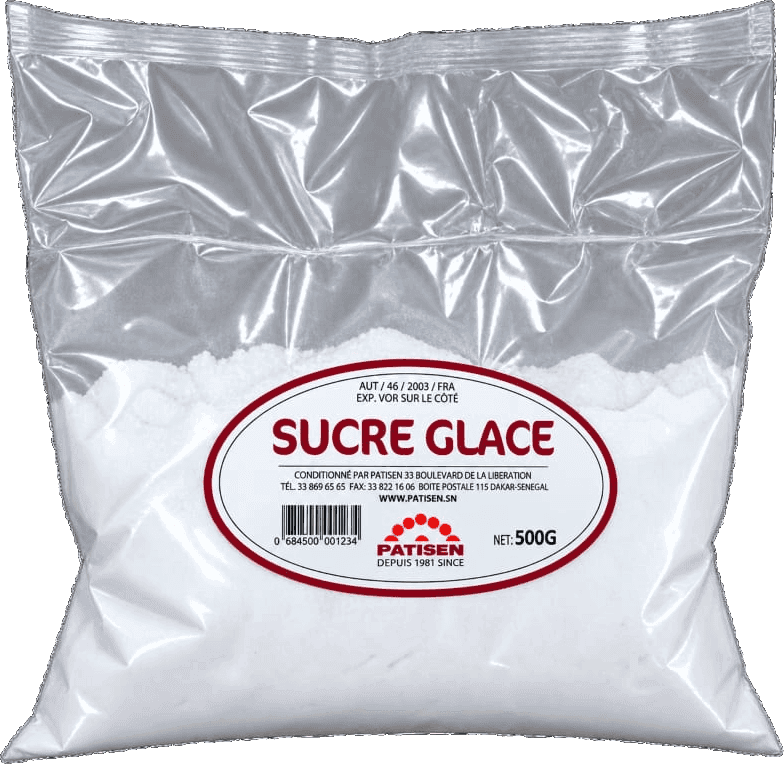 Icing sugar — 500 g